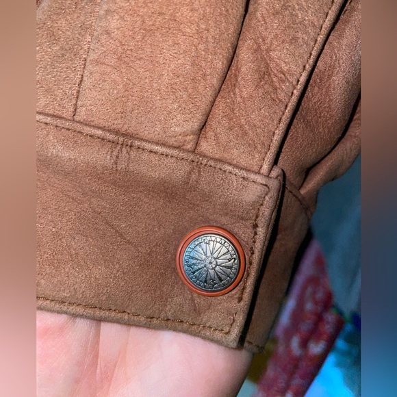 Genuine Leather Jacket - Brown - Picture 8 of 8